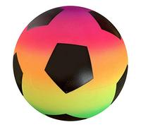 Kikumi Bola de Juegos PVC de 9 Pulgadas PVC para Niños Ball Ball para el Parque Trasero y Diversión Al Aire Libre de Playa (Colores del Iris)
