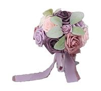 Kikumi Bouquet de Boda Color Vívido Sosteniendo Flores Románticas Hechas a Mano Elegante con Flores de la Fiesta de la Fiesta del Jardín (#2)