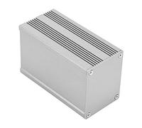 Kikumi Cajas de Proyecto de Carcasa para Electrónica 8 * 5 * 5, Instrumento de Placa de Circuito Impreso, Caja de Refrigeración de Aluminio, Caja de Carcasa de Proyecto Electrónico