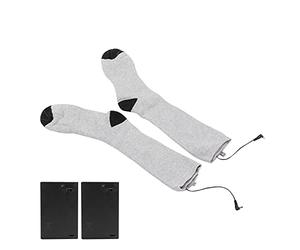 Kikumi Calcetines Calefactables, Calcetines Calefactores con Batería Recargable para Hombres y Mujeres con Calefacción por Infrarrojos y Promoción de la Circulación Sanguínea,