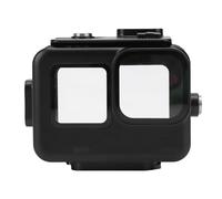 Kikumi Carcasa Protectora Impermeable de 60 M con Lente Transparente y Teclas de Acero Inoxidable para Cámara de Acción 9 10 11 12 13, Hecha de Aleación de Aluminio + Vidrio para