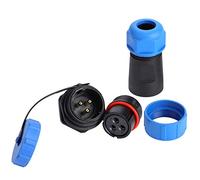 Kikumi Conector de Aviación IP68 SP21, 2 Pines/3 Pines/4/5 /6/7 /9, Enchufe de Aviación Impermeable, Conector de de Plástico (3)