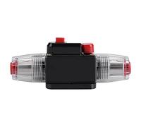 Kikumi DC12V-24V Auto Car Disyuntor Restablecer Inversor en Línea de Audio/vídeo (20A)
