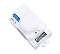 Kikumi Interruptor de Sensor de de Microondas 5,8G 1200W Interruptor de Luz de Sensor de Movimiento Humano Ajustable para el Pasillo del Hotel en Casa 220-240V