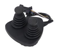 Kikumi Joystick de Reemplazo de la Carretilla Elevadora con Controlador de Mango de Aleación de Aluminio, para Linde 335 336 Palanca de Doble Manija CNC, Compatible con el Cargador de