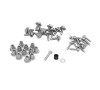 Kikumi Kit de Montaje de Hardware Sidestep, Reemplazo para 1500 2500 3500 4500 5500 2013 2019, con Clips de Soportes de Pernos de Acero de Aleación, Asegurando una Amplia Comp