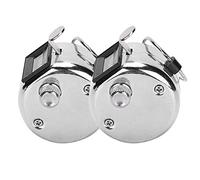 Kikumi Pack de 2 Contadores Manuales, Contadores de Perilla Manual, Inventario de Taller de Acero Inoxidable 0-9999