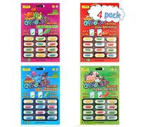 Kikumi Paquete de 4 Cápsulas Mágicas para Cultivo de Agua, Juguetes de Animales, Juguetes Educativos Cognitivos para Bebés con Multicolor para (Vistosa)