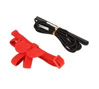 Kikumi Pet Bird Arnés Correa para Pájaros Livianos Tracción de Tracción para la Cuerda de Alexandrine Scarlet Keck Mini Macaw (Rojo)