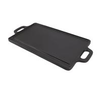 Kikumi Plato de Plancha de Doble Cara para Planchar, de Calentamiento Rápido, Uniforme, Reversible, para Acampar Al Aire última Intervensión, Estufa de Gas, Cocina de Inducción (S)