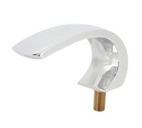 Kikumi Pout de Grifo de Bañera de Montura de Pared de Acero Inoxidable, Diseño de Cascada, Hilo Masculino G1/2, para Piscina de Spa de Baño con Bañera de Piscina