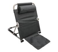 Kikumi Silla del Piso del Respaldo de la Cama de Elevación con Almohada de la Cabeza Plegable Multifuncional de 6 Grados Silla de Respaldo de para Mujeres Embarazadas de Pie de la Cama de (Franja