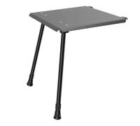 Kikumi Tablero de Mesa con Caja Lateral para Motocicleta, Mesa de Camping Plegable de Ajustable con Mecanismo de Liberación Rápida, para Viajes en Motocicleta, Picnics, Act