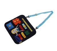 Kikumi Tablero Ocupado para Niños Pequeños, Tablero de Actividades Sensoriales de Educación Temprana para Aprendizaje de Habilidades Básicas y Cognición de Vestimenta