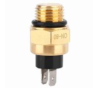 Kikumi Termostato de Motocicleta, Interruptor de Sensor de Temperatura del Agua, Termostato de Refrigeración del Motor con Cobre de Alta Precisión, Apto para ATV300 CF250 CF500 Go