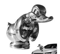 kikxj Adorno de capó de pato de goma enojado, emblemas autoadhesivos para coche, pequeño pato enojado para decoración de camiones, adorno divertido para semirremolques, clubes, bares, pub, decoración