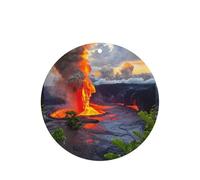 Kilauea - Ambientador de coche con diseño de volcanes, 10 piezas, hojas de ambientador con cuerda para coches y hogar