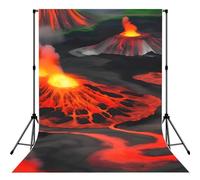 Kilauea - Fondo de fondo con estampado de volcanes para fotografía, retrato, sesión de fotos, accesorios de estudio fotográfico y fiesta