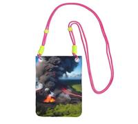 Kilauea Volcano Bloom - Bolso cruzado para mujer, bolso de hombro, bolsa de viaje, deporte, mini bolsa para teléfono, cartera para teléfono