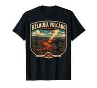Kilauea Volcano Hawaii Vintage Viaje Familiar colección de Viajes Camiseta