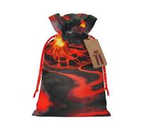 Kilauea Volcanos - Bolsa resistente con cordón de 4.7 x 6.9 pulgadas, bolsa de regalo moderna y práctica para necesidades diarias, 1 unidad