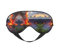Kilauea Volcanos Print - Antifaz unisex ultrasuave con bloqueo de luz para una comodidad óptima para dormir