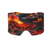 Kilauea Volcanos Print - Orejeras para dormir - Transpirable, ajustable, mantiene el calor, sombreado, ayuda cómoda