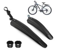 KILDOWS Juego de Guardabarros para Bicicleta de 20 a 26 Pulgadas, Guardabarros Trasero Ajustable para Bicicleta de montaña, Accesorios de Bicicleta de Ciudad de Splash Water Dirt