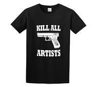 Kill All Artists Fun She's All That Popular Movie Graphic tee Unisex 100% Cotton Short-Sleeve T-Shirts Black XXXL