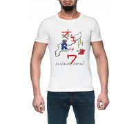 Kill Bill Okinawa Japan Hombre Blanco Camiseta Manga Corta Men's White T-Shirt XS