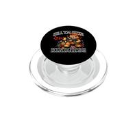 Kill 'Em with Kindness Corazones Flores Oso De Peluche Gráfico PopSockets PopGrip para MagSafe
