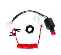 Kill Switch Tether para motor fueraborda para motores de 4 ciclos de 8-300 HP, número de pieza 37 para 820-93J00 para seguridad marina