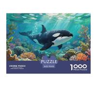 Killer Balena Rompecabezas para Adultos 1000 Piezas Juego De Habilidad para Toda La Familia Exclusivo De Amazon para Adultos Y Jóvenes 70x50cm/1000pcs