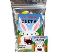 Killer Bunny Teeth Pastel Candy Corn Funny Unique Easter Basket Gag Gift Candy for Birthday Girls Boys and Teen