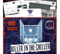 Killer in the Chiller - Juego de detectives de misterio Murder Mission - Archivo de caso críptico abierto sin resolver - Cenas grupos, parejas o jugadores solos