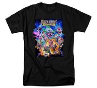 Killer Klowns from Outer Space Funny Vintage Gift tee Round Neck Unisex Tops Men's 100% Cotton Short-Sleeve T-Shirts S