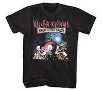 Killer Klowns from Outer Space Movie Poster It ' s Crazy Clown tee Round Neck Unisex Tops Men's 100% Cotton Short-Sleeve T-Shirts XL