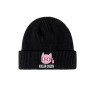 Killer Queen Gorro de punto Star Platinum Anime Knit Hat Bruno Buccellati Beanie Cap para hombres y mujeres, gorro de punto cálido de invierno, regalo de anime para fans, Killer Queen (rosa), Talla