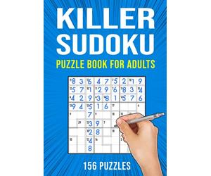 Killer Sudoku Puzzle Book for Adults: 156 Puzzles | Easy to Hard