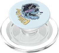 Killer Surf Skull Surf Vintage Wave Skeleton Surfing PopSockets PopGrip para MagSafe