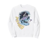 Killer Surf Skull Surf Vintage Wave Skeleton Surfing Sudadera