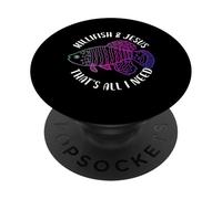 killifish y jesus eso es todo lo que necesito Diseño para un amante de los peces PopSockets PopGrip Adhesivo