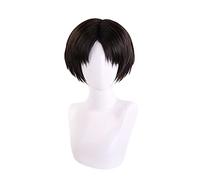 Killing Stalking Yoon Bum Yoonbum - Peluca de pelo sintético corto negro y marrón resistente al calor para cosplay + red para el pelo