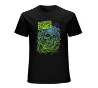 Killswitch Engage Men's T-Shirt Unisex Black Cotton Print tee Shirts 3XL