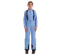 Killtec 43402-000 - Pantalones de esquí para niña con Peto Desmontable y protección en los Bordes, 242, Color Azul Vaquero, 128