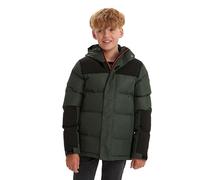 Killtec Boy's Chaqueta acolchada/chaqueta exterior con capucha KOW 31 BYS QLTD JCKT, Botella verde, 128, 37217-000