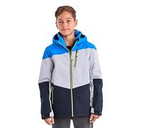 Killtec Boy's Chaqueta de esquí/chaqueta funcional con capucha y protección contra la nieve KSW 161 BYS SKI JCKT, neon blue, 116, 38494-000