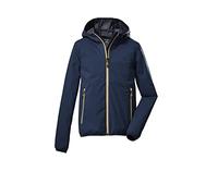 killtec Boy's Chaqueta funcional de 2 capas/chaqueta de exterior con capucha, plegable KOS 230 BYS JCKT, dark ocean, 128, 39648-000