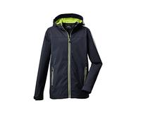 killtec Boy's Chaqueta softshell/chaqueta outdoor con capucha KOS 218 BYS SFTSHLL JCKT, dark navy, 116, 39117-000