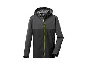 killtec Boy's Chaqueta softshell/chaqueta outdoor con capucha KOS 219 BYS SFTSHLL JCKT, anthracite, 152, 39118-000